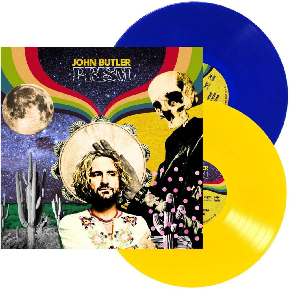 John Butler - PRISM - Blue & Yellow  LP LP